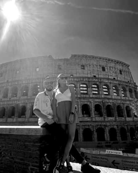 Jen y Fede en Roma